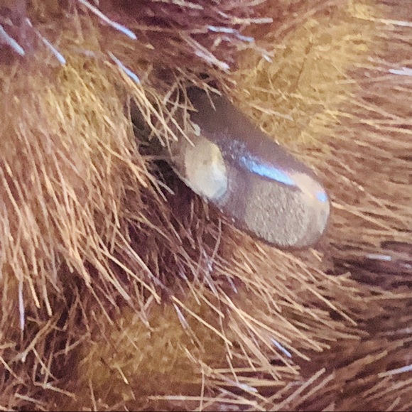 Jones New York Dark Brown Faux Fur Coat - Picture 3 of 8